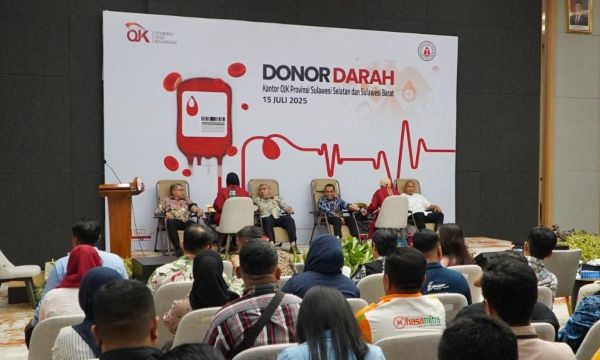 OJK Sulselbar Gelar Donor Darah, 150 Kantong Terkumpul untuk Kemanusiaan