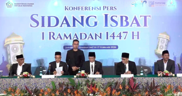 Pemerintah Tetapkan 1 Ramadan 1447 Hijriah Kamis 19 Februari 2026