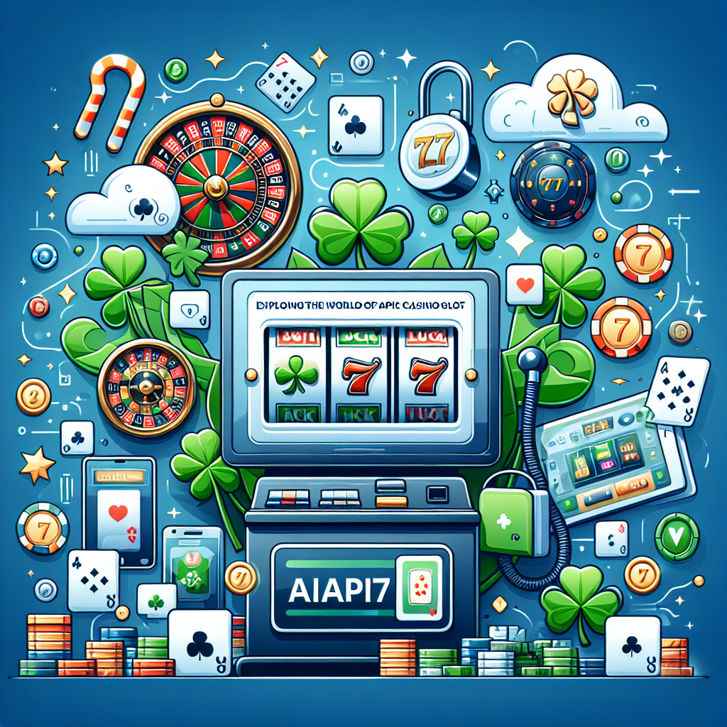 Menjajaki Dunia API77 Slot: Kasino Online yang Menjanjikan