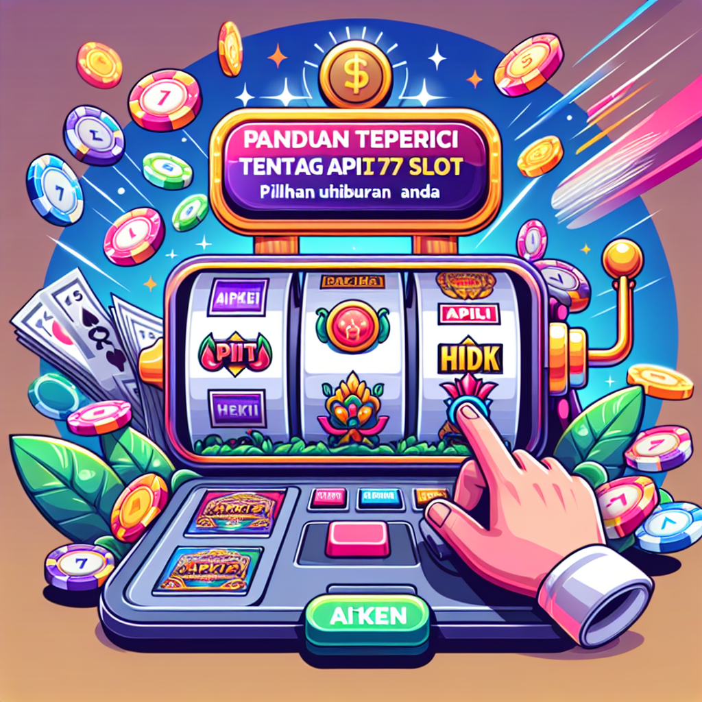Panduan Terperinci tentang API77 Slot: Pilihan Terbaik untuk Hiburan Anda