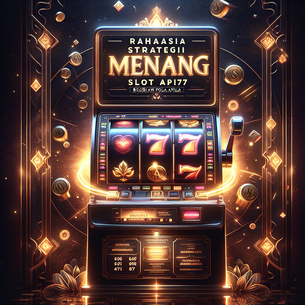 Rahasia Strategi Menang di Slot API77