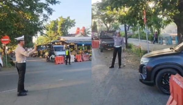 Kasat Lantas Polresta Gowa Imbau Pedagang Tak Parkir di Badan Jalan Demi Cegah Kemacetan